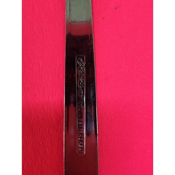 Rogers La Spana Stainless Flatware Oval Soup Spoon Korea MCM - Picture 4 of 4